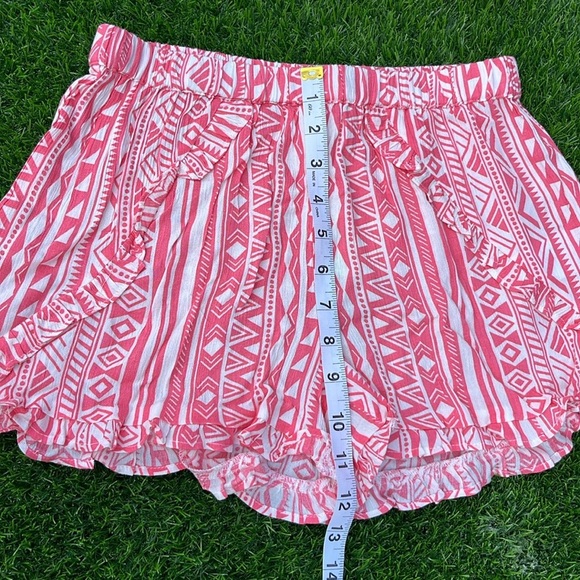 SALTY LEMON Tribal Print Cover Up Top & Shorts Matching Set size small - Picture 9 of 10